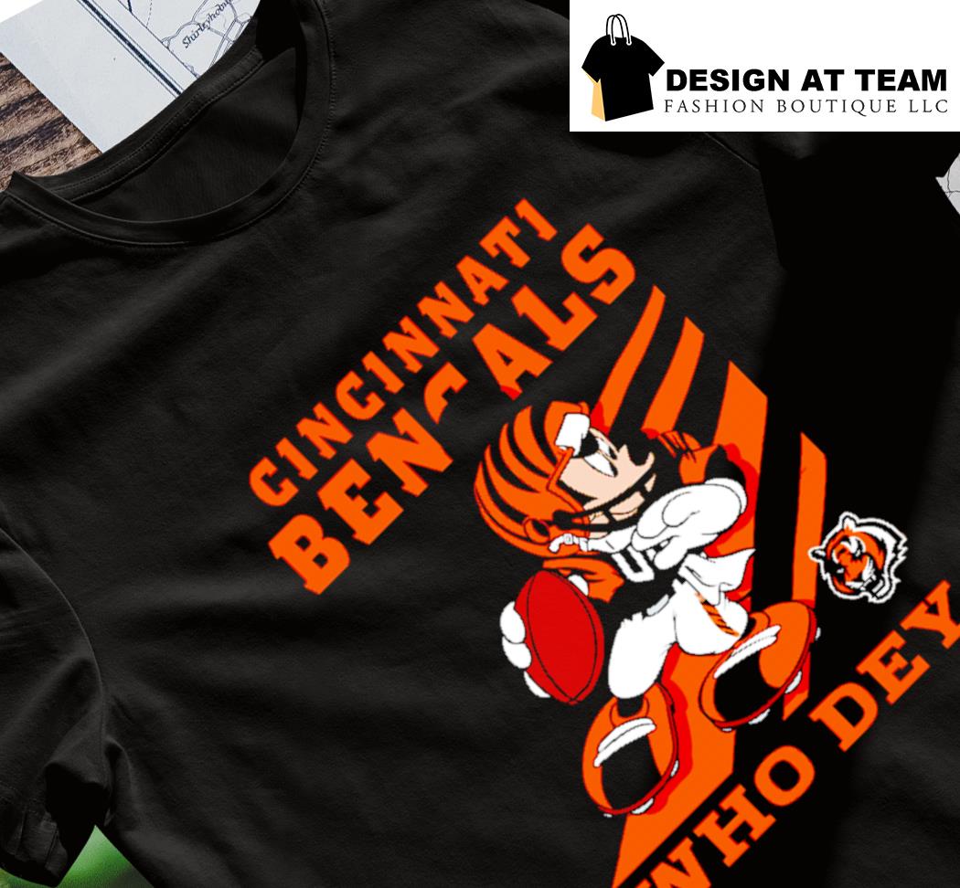 Cincinnati Bengals Slogan Who Dey Mickey Mouse t-shirt, hoodie, sweater,  long sleeve and tank top