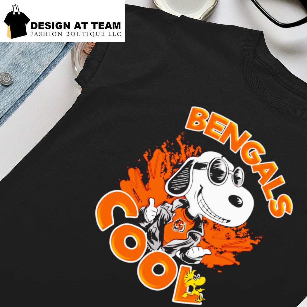 Joe Cool Snoopy Cincinnati Bengals T-Shirt - T-shirts Low Price