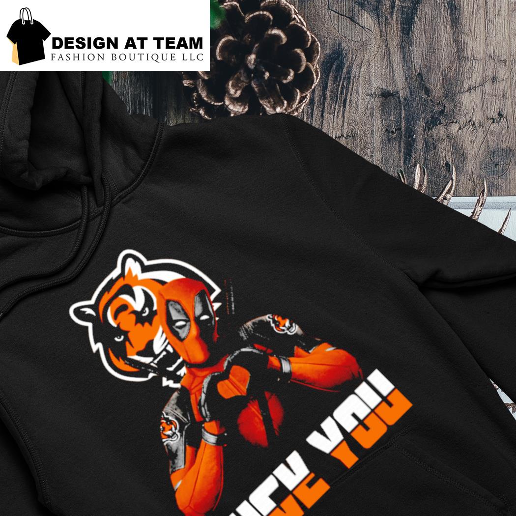 Cincinnati Bengals x Deadpool Fuck You And Love You t-shirt, hoodie,  sweater, long sleeve and tank top