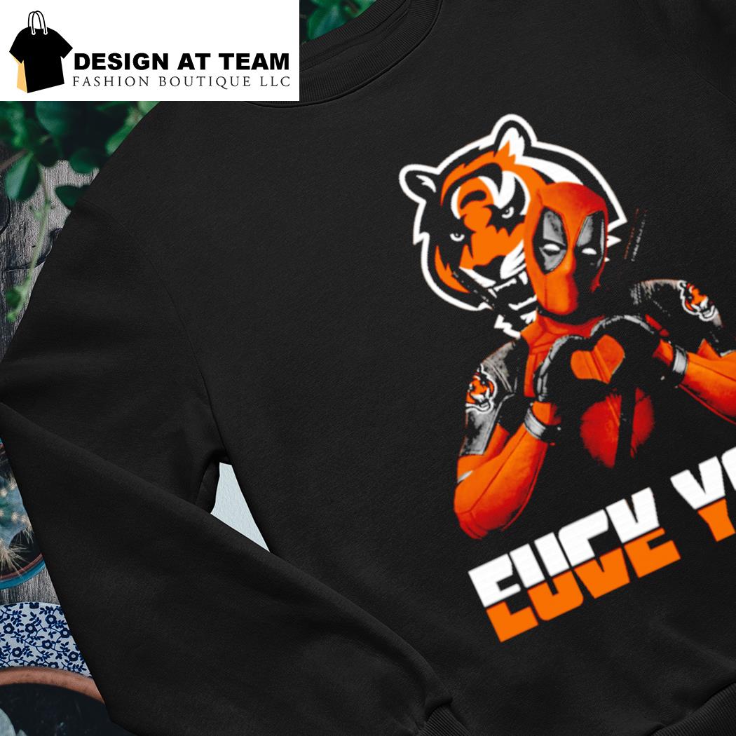 Cincinnati Bengals NFL Deadpool Marvel Comics shirt - T-Shirt AT Fashion LLC