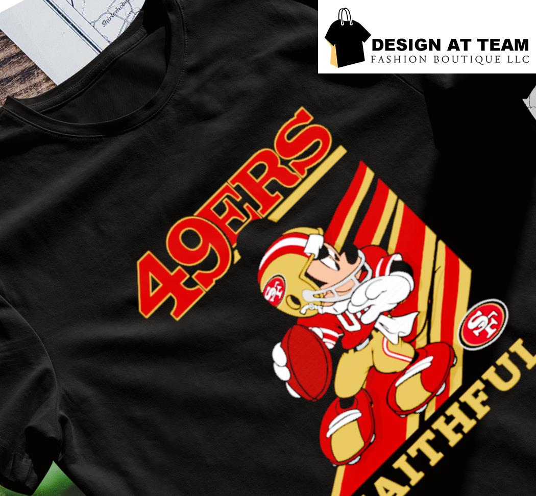 I Love The 49ers Mickey Mouse San Francisco 49ers Youth T-Shirt 