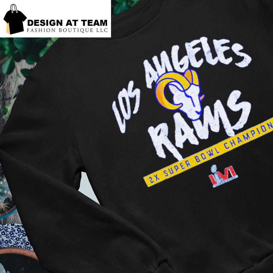 LA Rams Champions Players Super Bowl Sweatshirt T-shirt