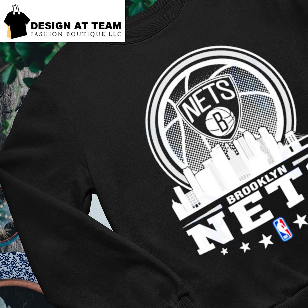 Brooklyn Nets NBA City Skyline shirt, hoodie, sweater, long