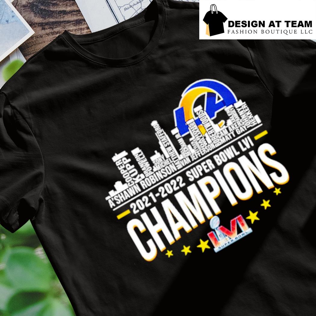 LA Rams 2021-2022 Super Bowl LVI Champions t-shirt, hoodie