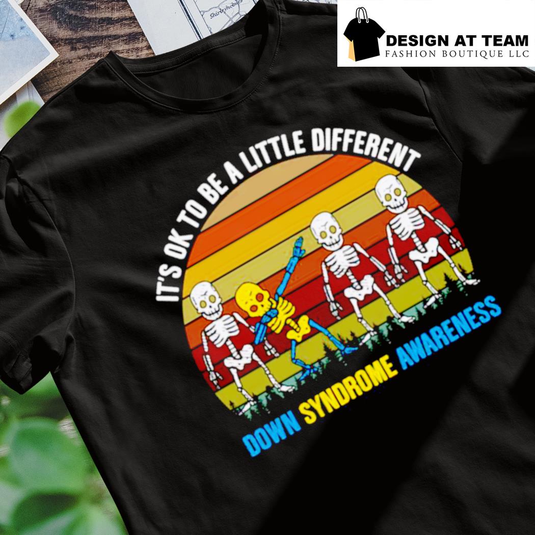 It's Ok To Be A Little Different Autism Skeleton Dab T-Shirt It's Ok To Be A Little Different Autism Skeleton Dab T-Shirt
