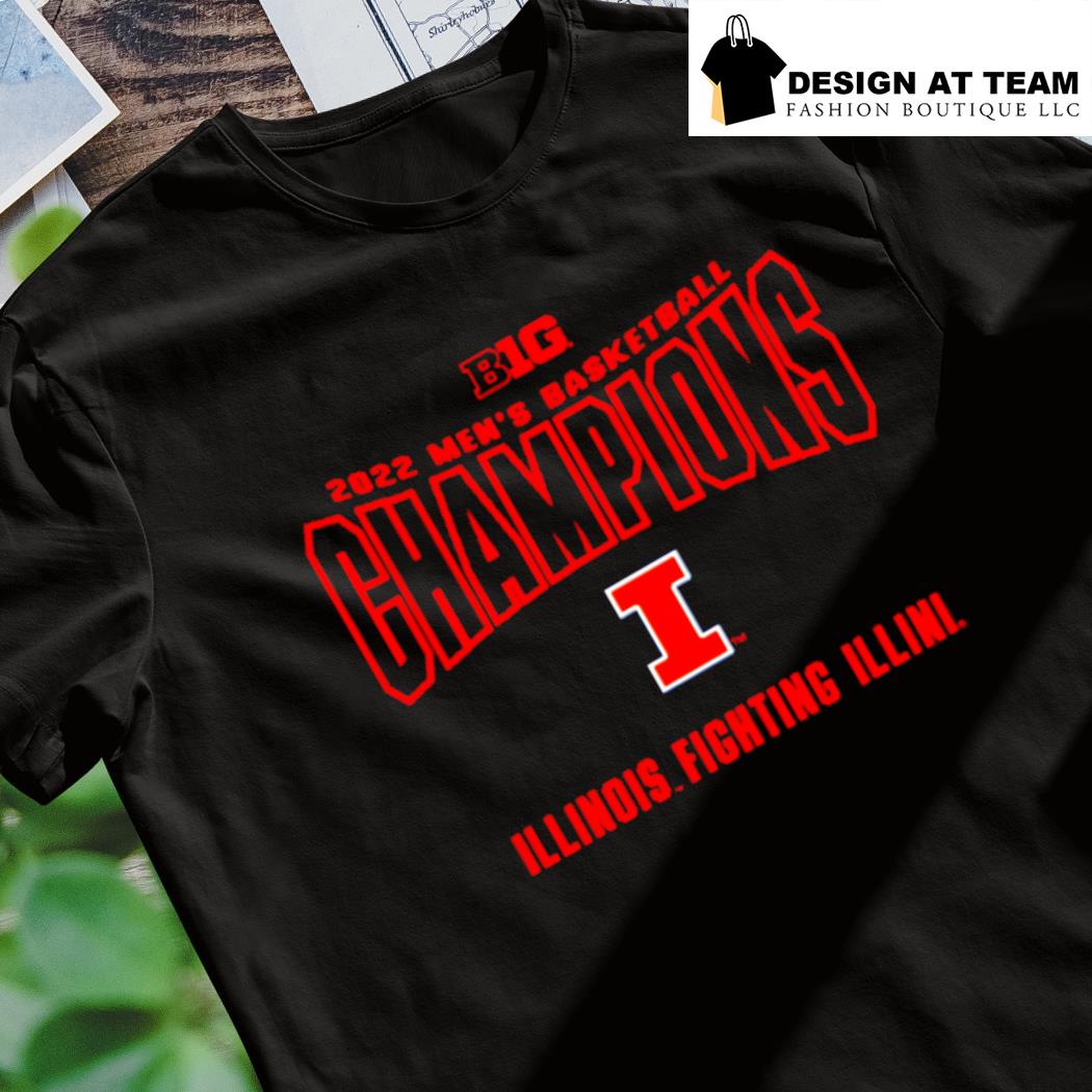 Illinois Fighting Illini 2022 B1G Men's Basketball Champions Shirt, hoodie,  sweater, long sleeve and tank top