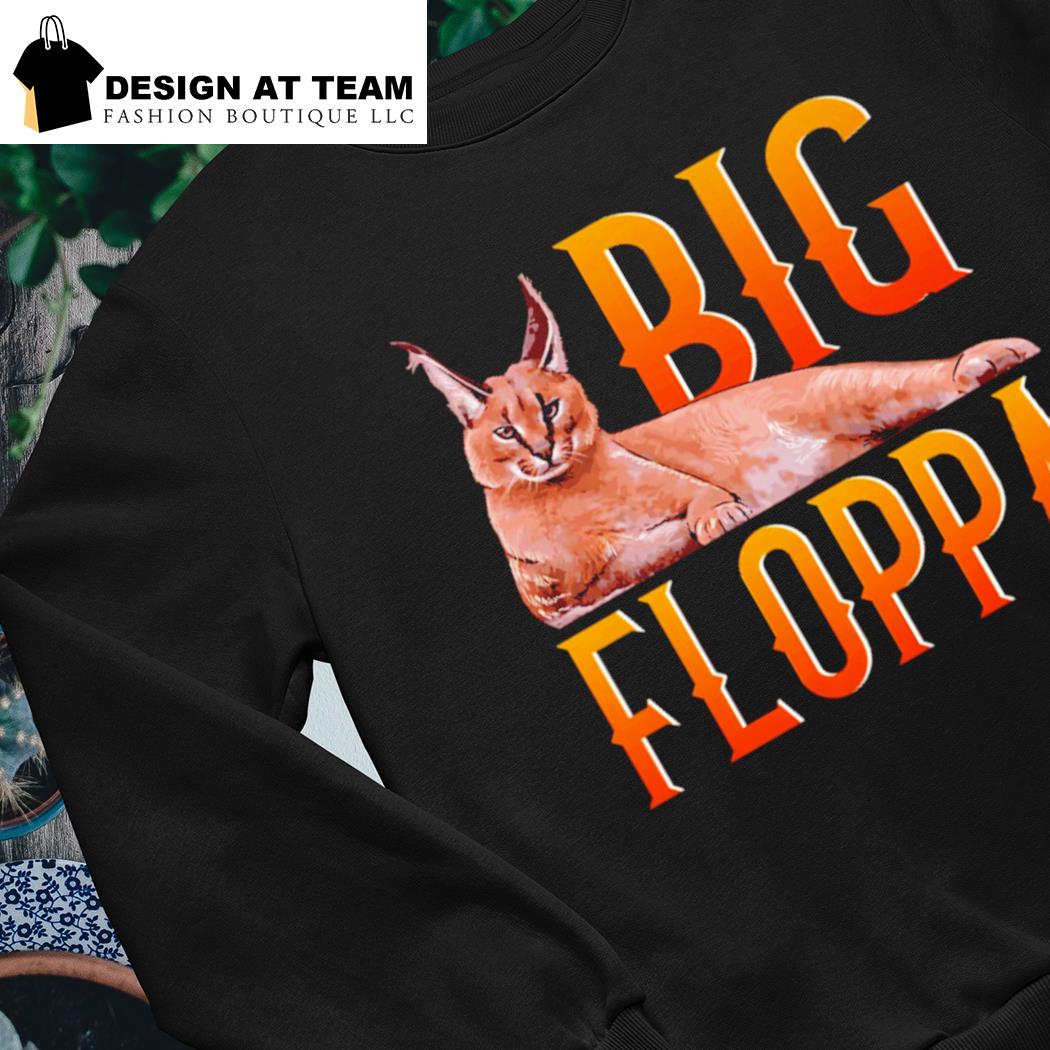 Big Floppa Meme Cute Caracal Cat Premium T-Shirt