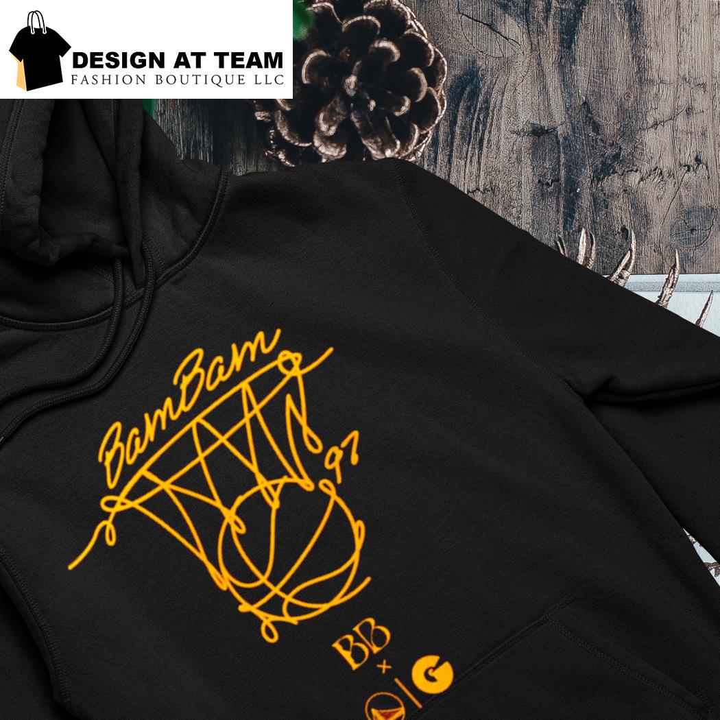 Black Golden State Warriors x BamBam Above Rim T-Shirt, hoodie