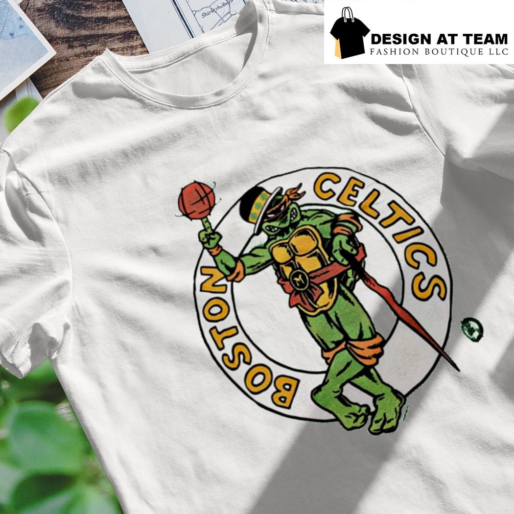 celtics ninja turtle shirt