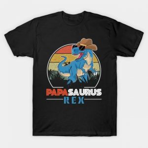 Papasaurus Rex Happy Father's Day shirt