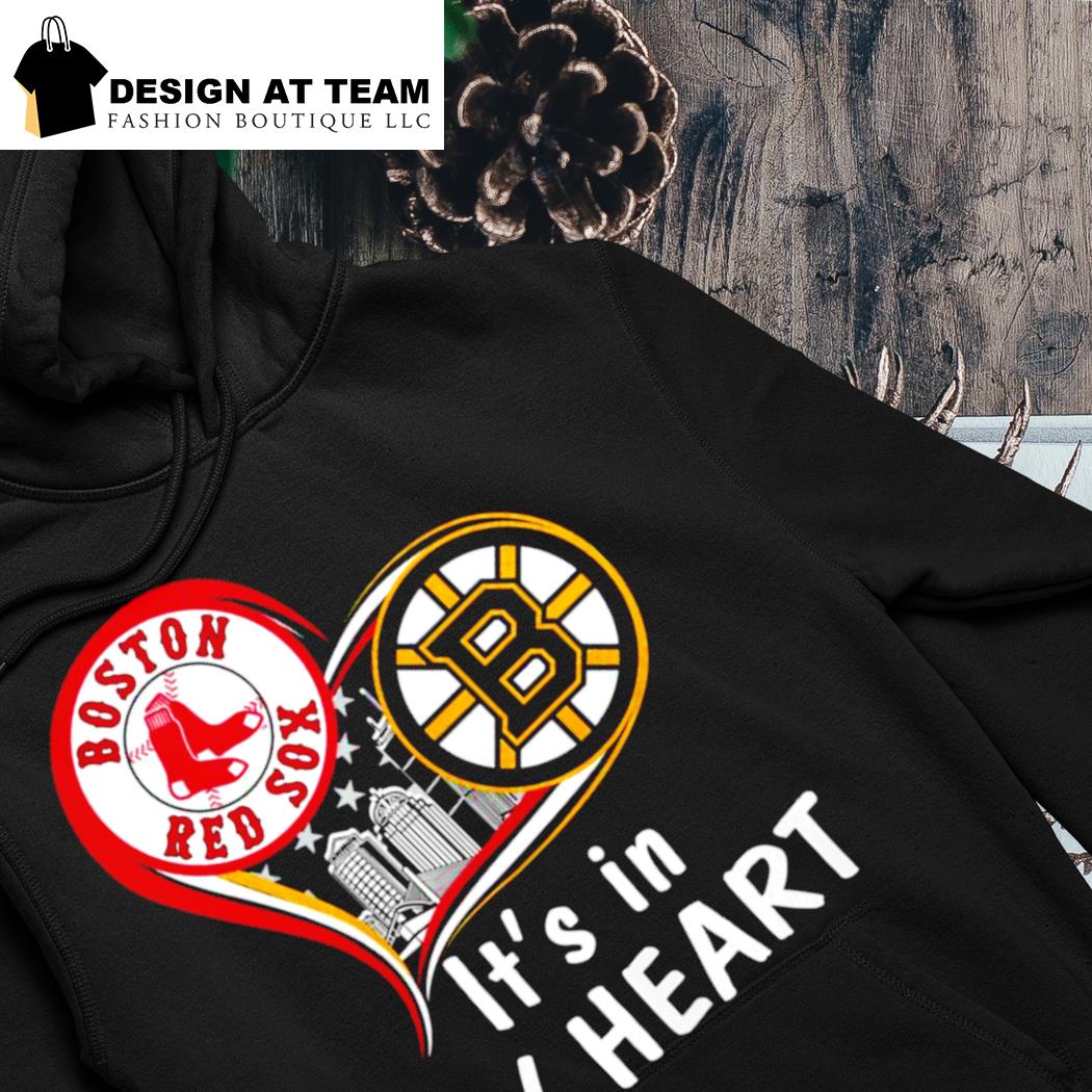 Boston Red Sox And Boston Bruins It's In My Heart Shirt, hoodie