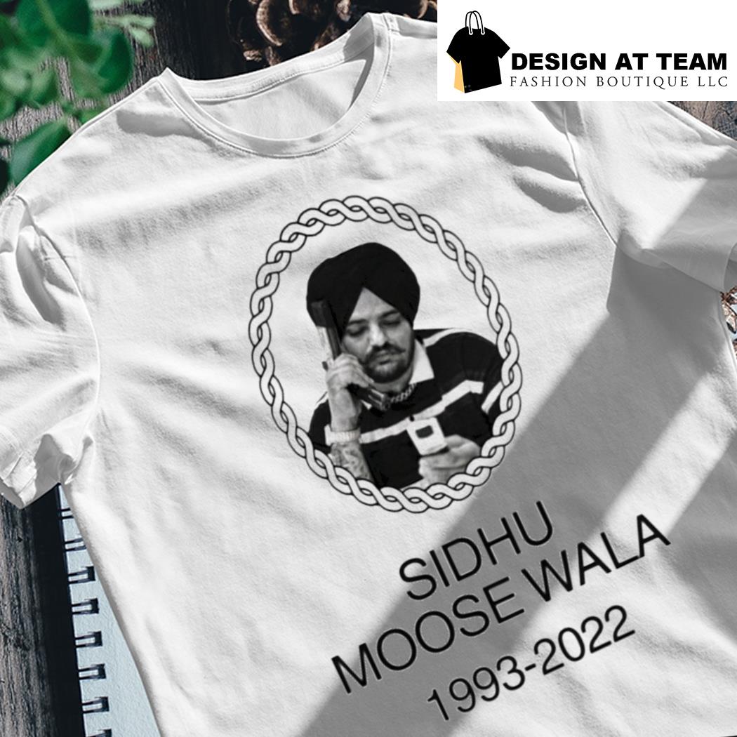 Buy Sidhu Moose WALA Design Printed Unisex T-Shirt (Small, White) at