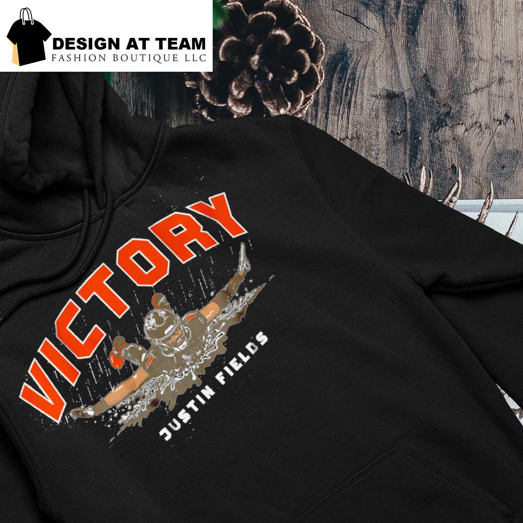 Justin Fields victory slide Chicago Bears shirt, hoodie, sweater, long  sleeve and tank top