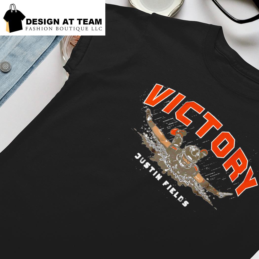 Justin Fields victory slide Chicago Bears shirt, hoodie, sweater, long  sleeve and tank top