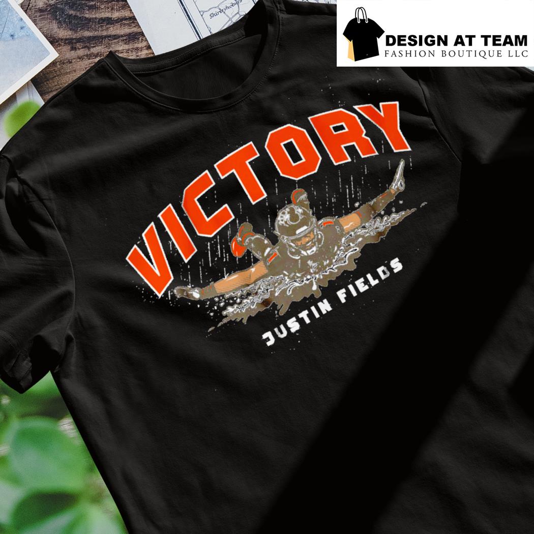 Justin Fields victory slide Chicago Bears shirt, hoodie, sweater