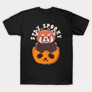 Stay spooky red panda Halloween t-shirt