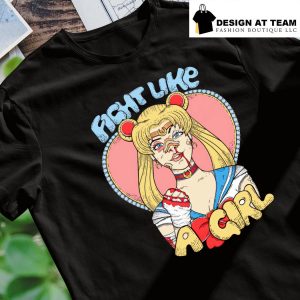 Sailor Moon fight like a girl game shirt