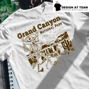 Skeleton and dog Grand Canyon National Park shirt