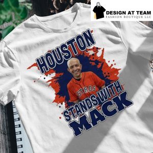Vintage Houston Astro Mattress Mack Houston stands with Mack shirt