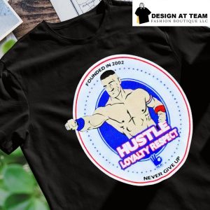 WWE John Cena Hustle Loyalty Respect never give up retro shirt
