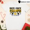 Back to Back B1G Champs Michigan football Victors Valiant 2021 2022 shirt