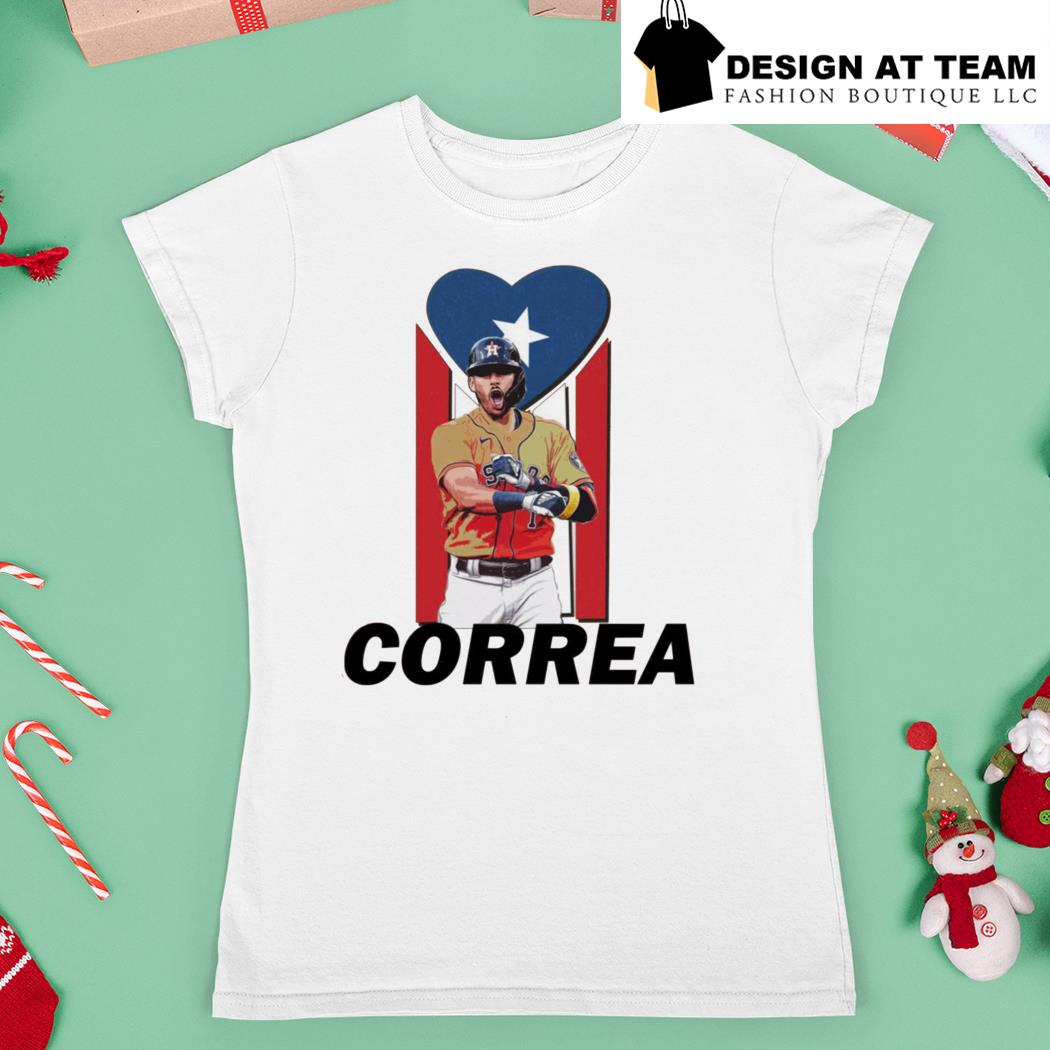 Official Carlos correa puerto rico baseball shirt,tank top, v-neck