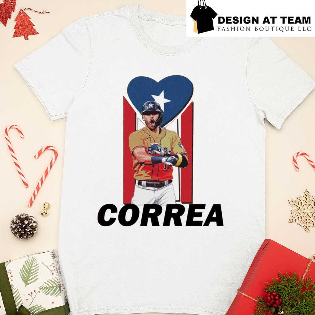 Official Carlos correa caricature T-shirt, hoodie, sweater, long