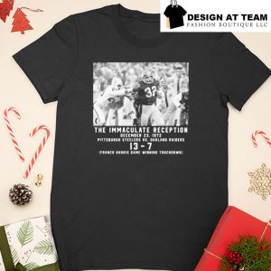 Steelers Franco Harris Immaculate Reception T Shirt - Hole Shirts