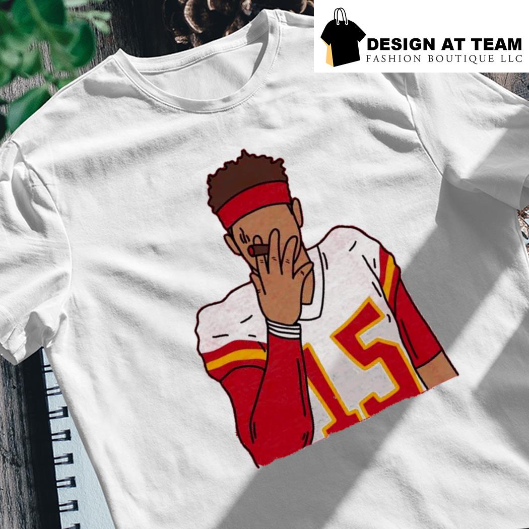 15 Patrick Mahomes smoking cigar 2023 shirt, hoodie, sweater and long sleeve