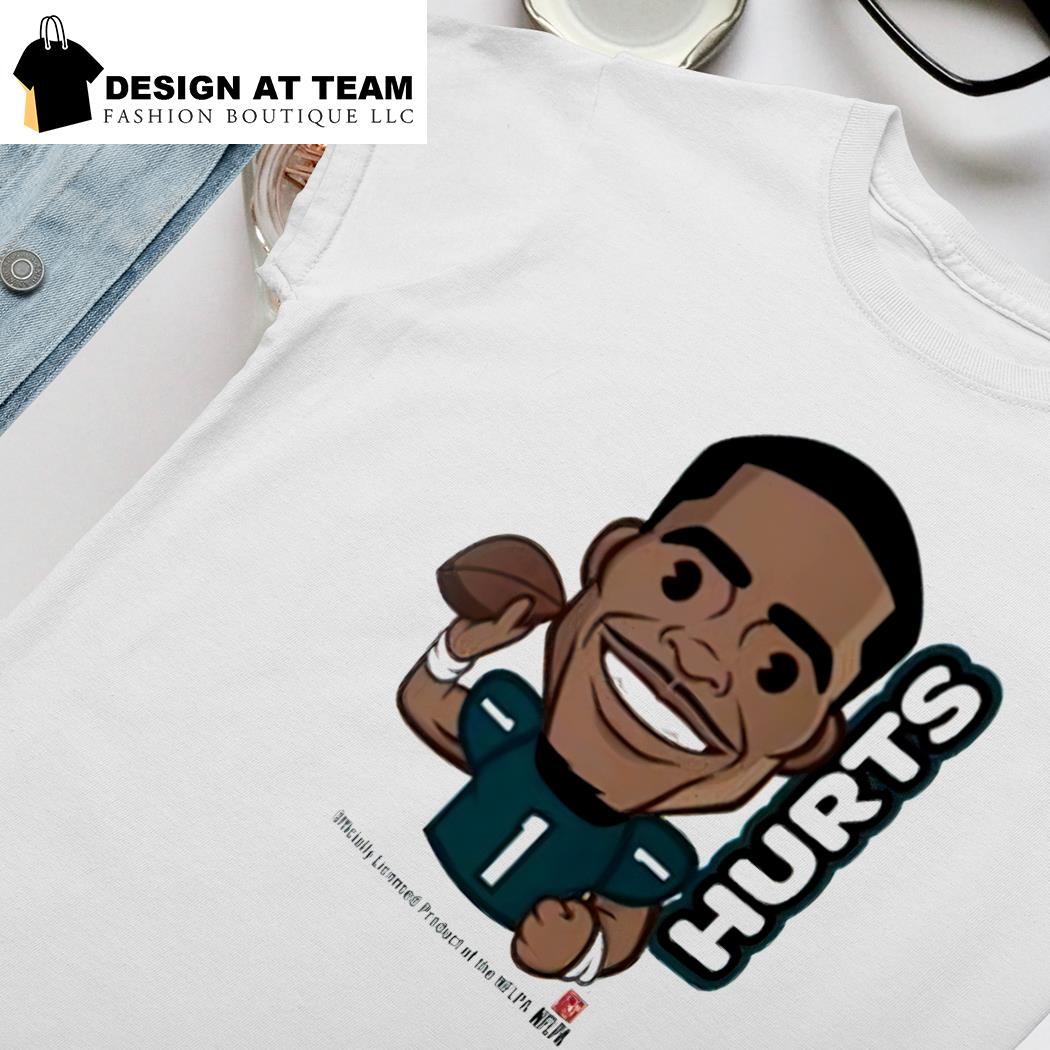 Official Jalen hurts Cartoon philadelphia eagles player shirt, hoodie,  sweater, long sleeve and tank top