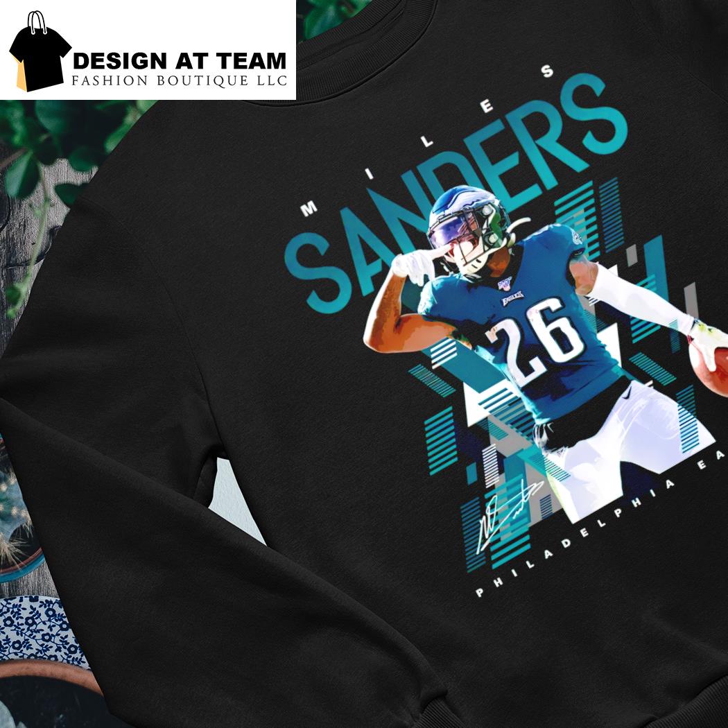 Miles Sanders Philadelphia Eagles Signature Unisex T-Shirt - Teeruto