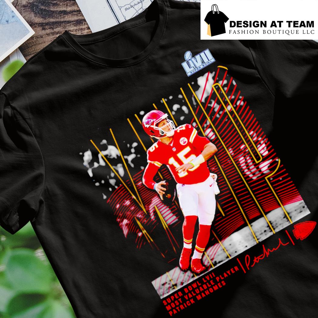 LONG SLEEVE RED Chiefs Patrick Mahomes Pic MVP T-shirt