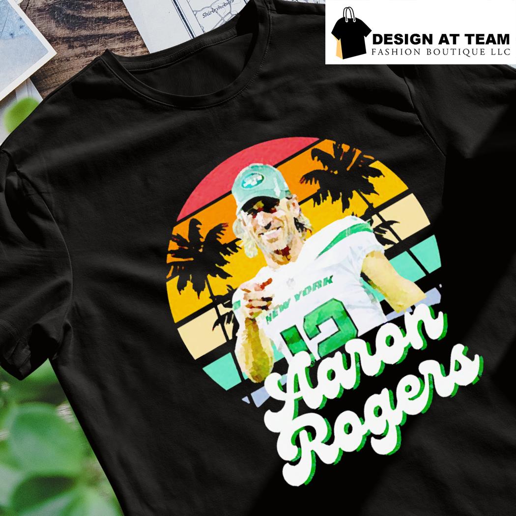 Aaron Rodgers Jets retro shirt, hoodie, sweater, long sleeve and