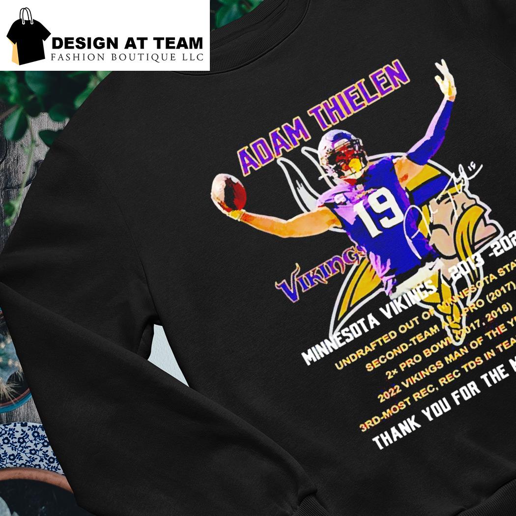 Thank You For The Memories Adam Thielen 19 Minnesota Vikings 2013 – 2023  T-shirt