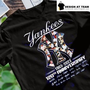 Official yankees 1903 2023 120th anniversary shirt,tank top, v-neck for men  and women