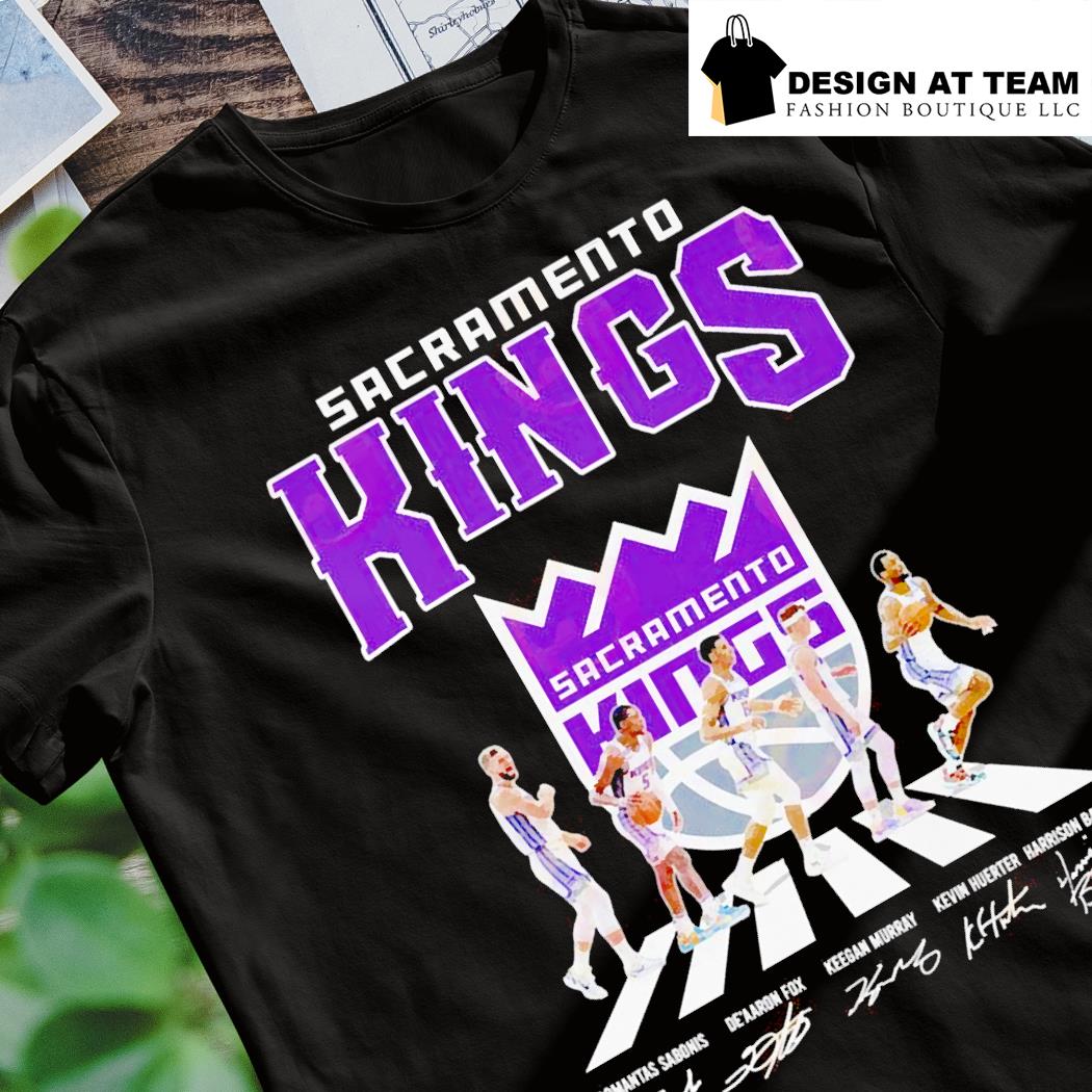 Sacramento Kings Team Basketball Abbey Road Signatures T-shirt,Sweater,  Hoodie, And Long Sleeved, Ladies, Tank Top