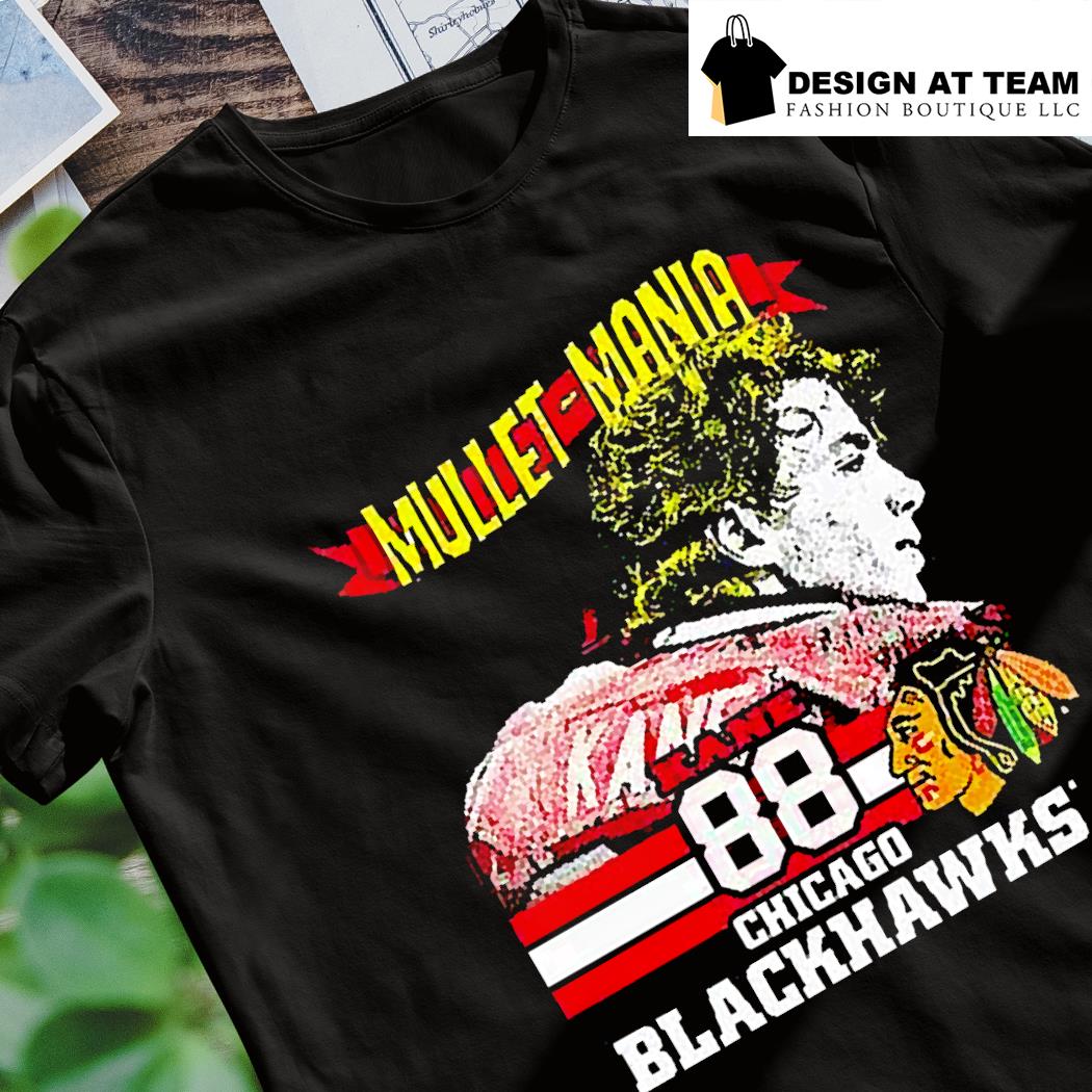 Vintage Patrick Kane Mullet-Mania Chicago Blackhawks shirt, hoodie