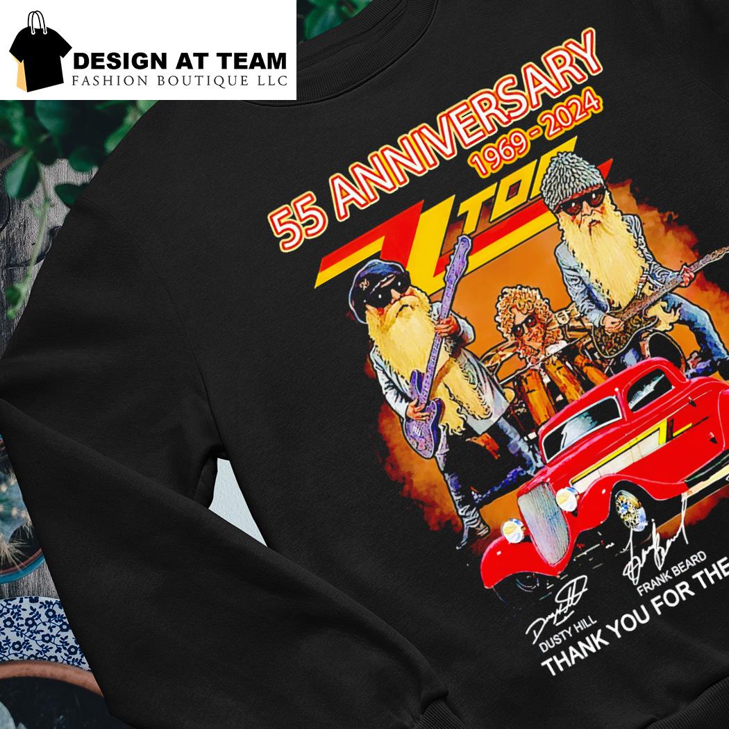 55th Anniversary 1969 – 2024 ZZ Top thank you for the