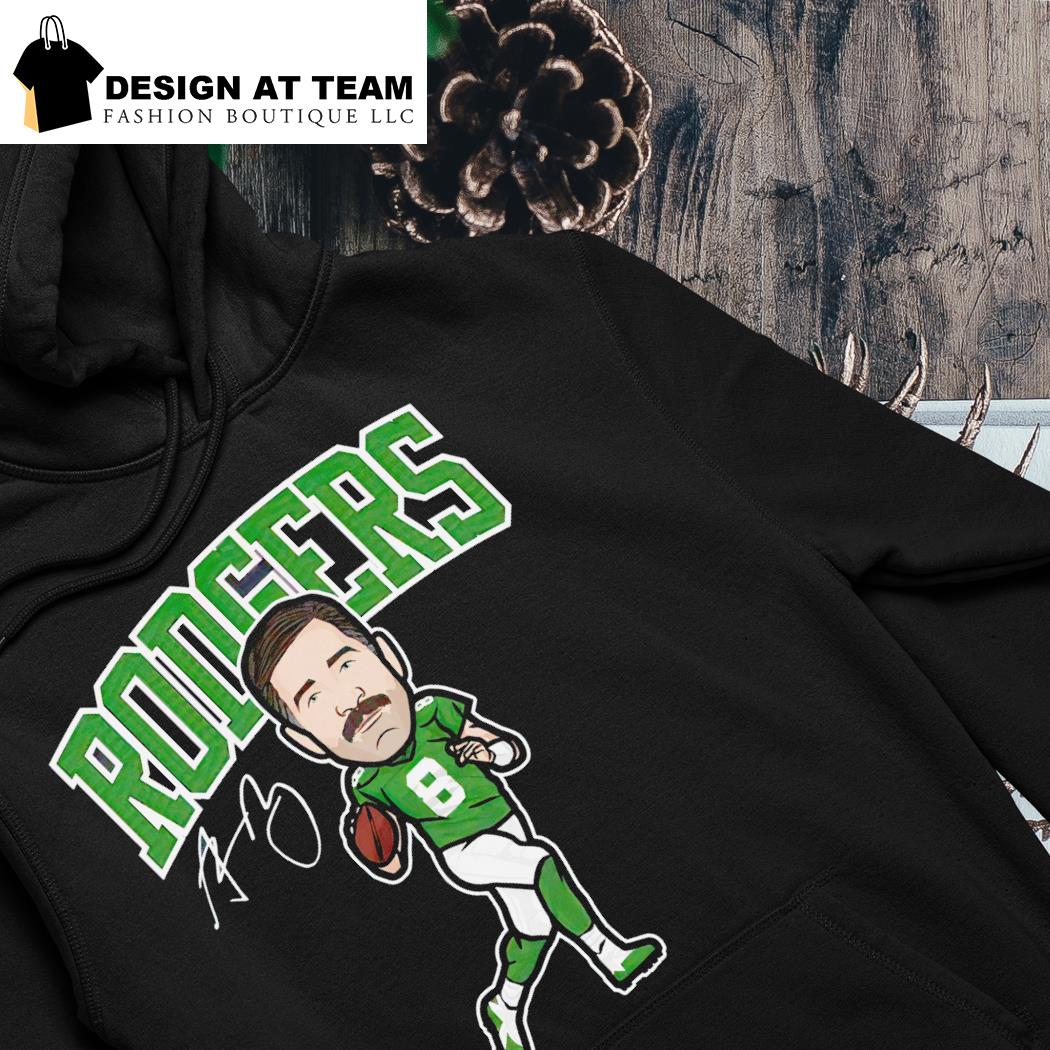 Aaron Rodgers New York J cartoon signature t-shirt, hoodie, sweater, long  sleeve and tank top