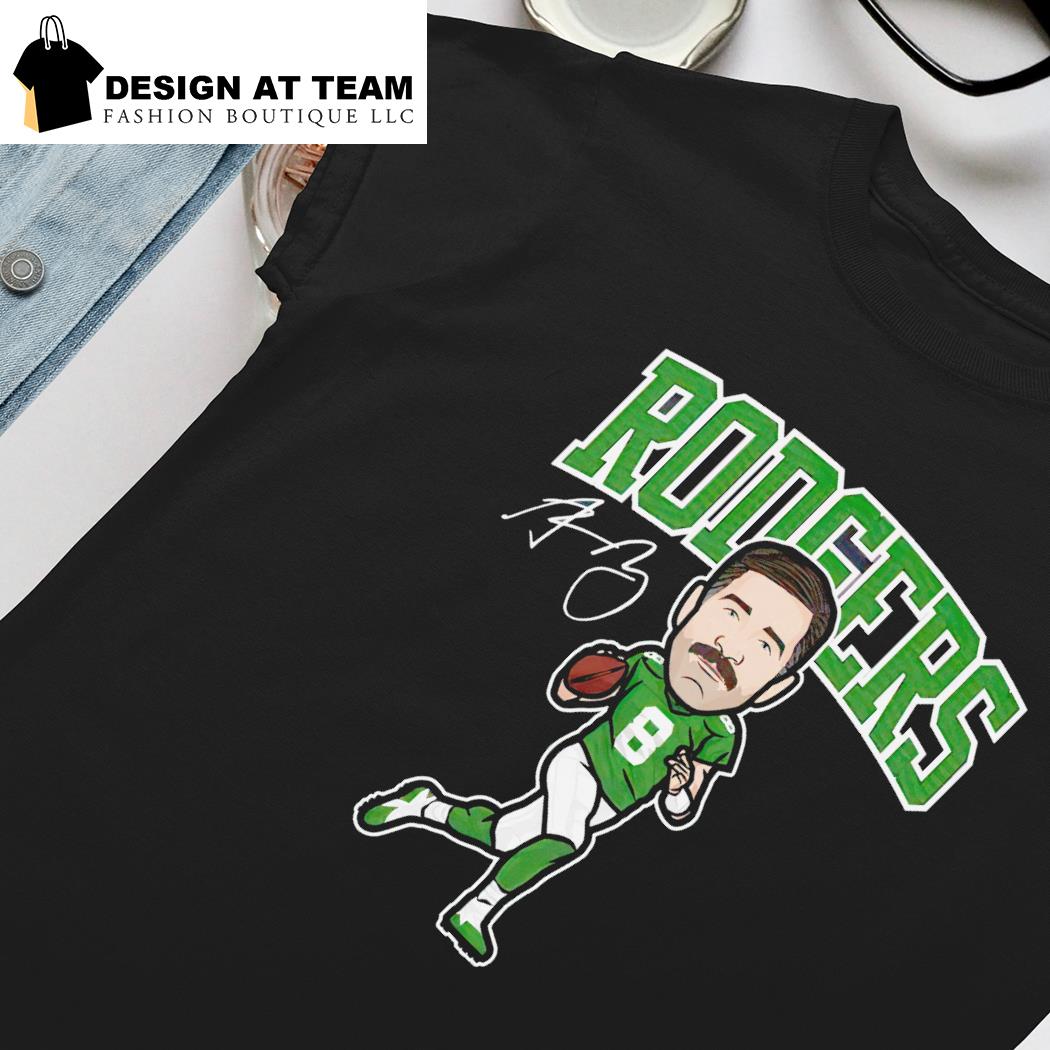 Aaron Rodgers New York J cartoon signature t-shirt, hoodie, sweater, long  sleeve and tank top