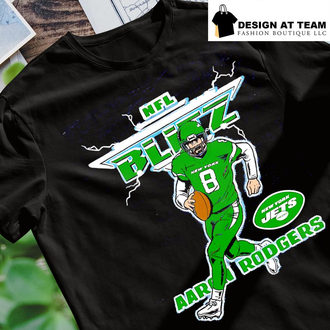 Aaron rodgers 8 cartoon new york jets shirt, hoodie, sweater, long sleeve  and tank top