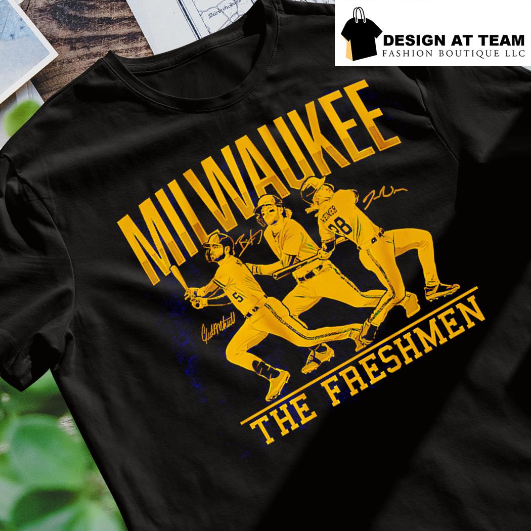 Brice Turang Joey Wiemer and Garrett Mitchell Milwaukee Brewers The Fresmen  signature shirt, hoodie, sweater, long sleeve and tank top