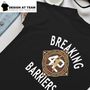 Brooklyn Dodgers Black Jackie Robinson 42 Breaking Barriers Performance  Shirt, hoodie, sweater, long sleeve and tank top