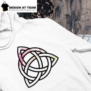 Celtic Trinity knot triquetra with circle pastel logo hoodie