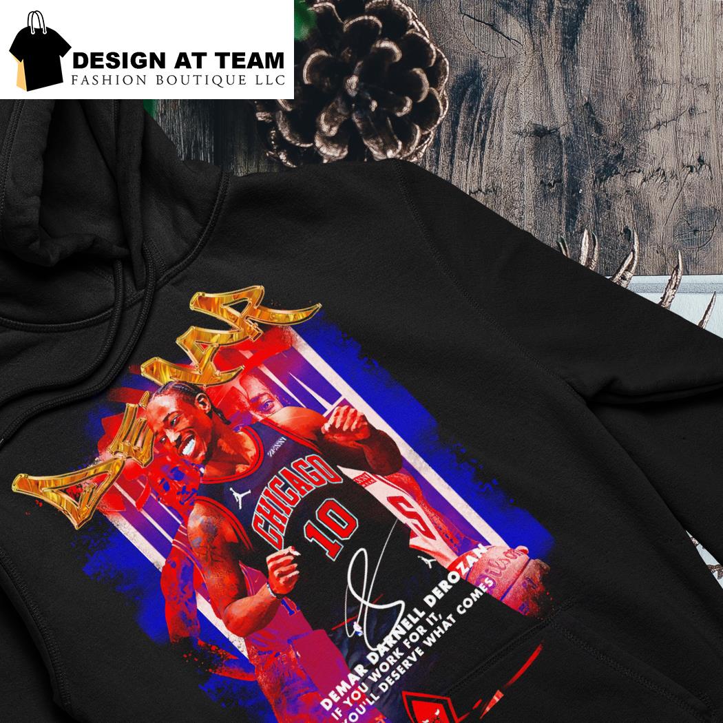 Demar Derozan Signature Chicago Bulls Shirt, hoodie, sweater, long
