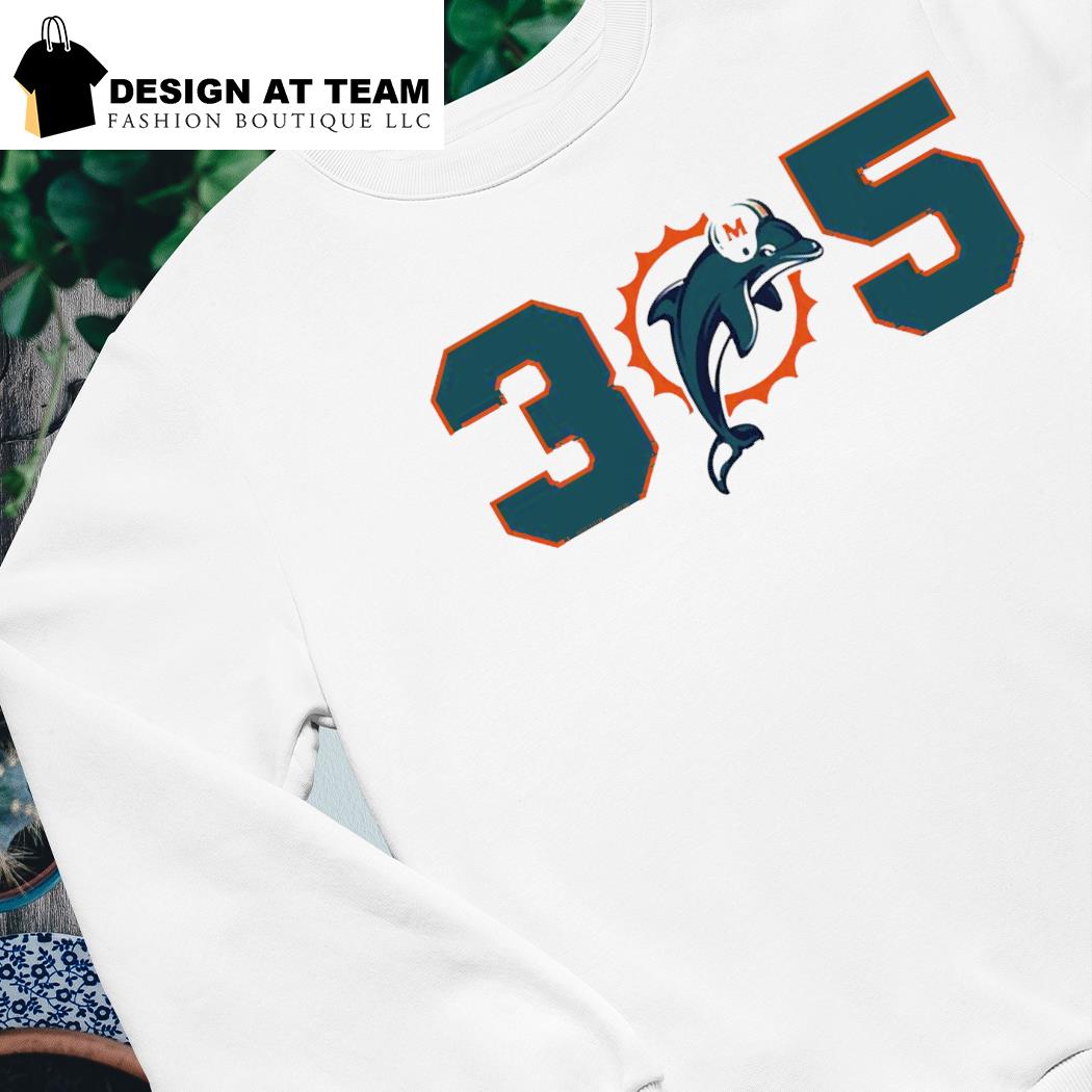 305 Miami Dolphins shirt, hoodie, sweater, long sleeve and tank top