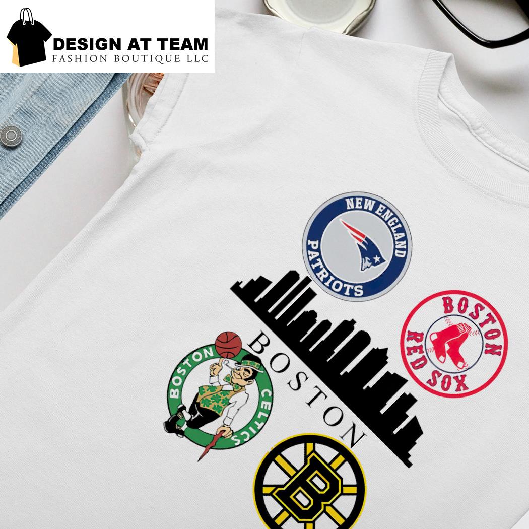 New England Patriots Boston Red Sox Boston Celtics and Boston Bruins  massachusetts 2023 shirt, hoodie, sweater and v-neck t-shirt