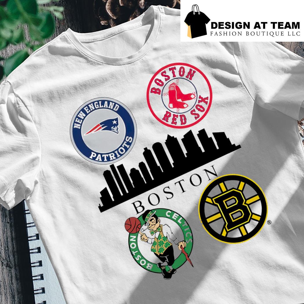 New England Patriots Boston Red Sox Boston Celtics And Boston Bruins  Massachusetts 2023 shirt, hoodie, sweater, long sleeve and tank top