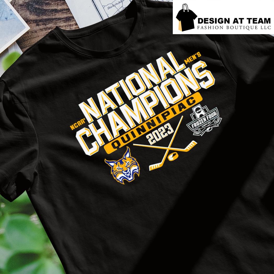 Quinnipiac Bobcats 2023 NCAA Men's Ice Hockey National Champions