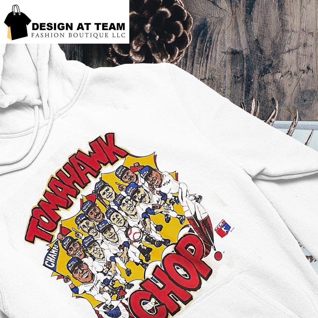 Trendy 1991 Atlanta Braves Tomahawk Chop Caricature t-shirt, hoodie,  sweater, long sleeve and tank top